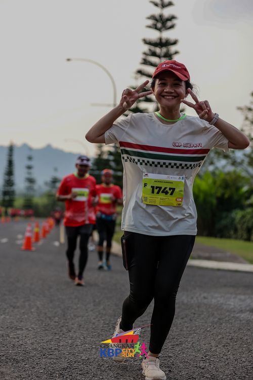 Race photo from CISANGKAN KBP CITY RUN 2025