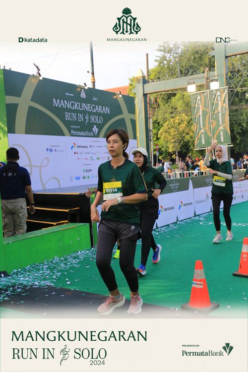 Race photo from Mangkunegaran Run 2024