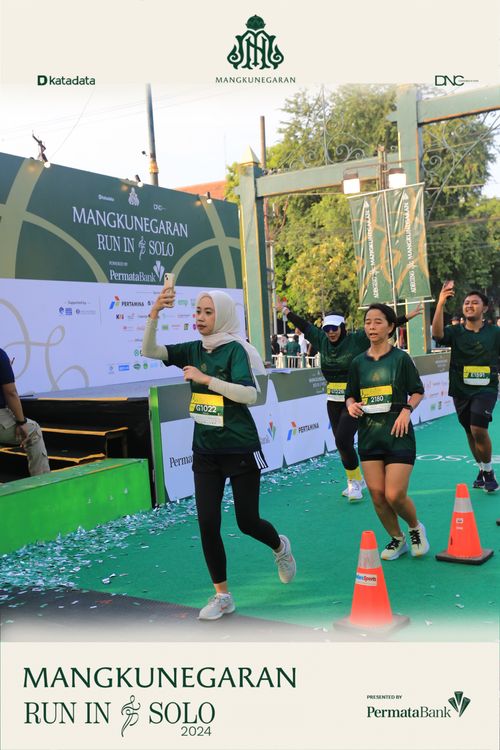 Race photo from Mangkunegaran Run 2024