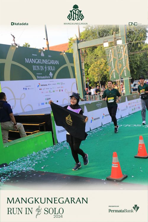 Race photo from Mangkunegaran Run 2024