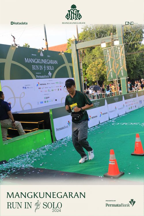 Race photo from Mangkunegaran Run 2024