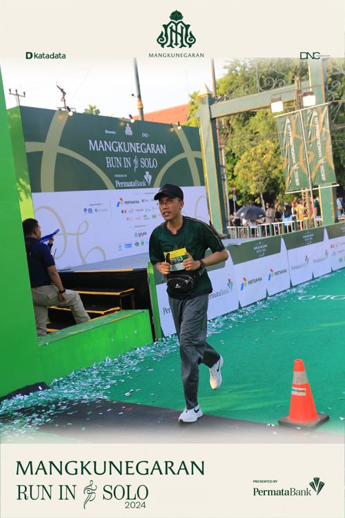 Race photo from Mangkunegaran Run 2024