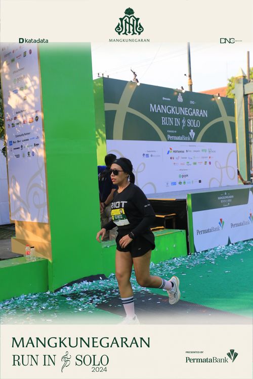 Race photo from Mangkunegaran Run 2024