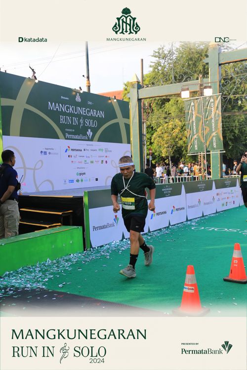 Race photo from Mangkunegaran Run 2024