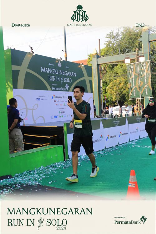 Race photo from Mangkunegaran Run 2024