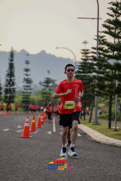 Race photo from CISANGKAN KBP CITY RUN 2025