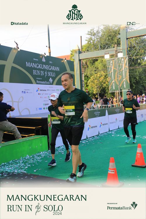 Race photo from Mangkunegaran Run 2024