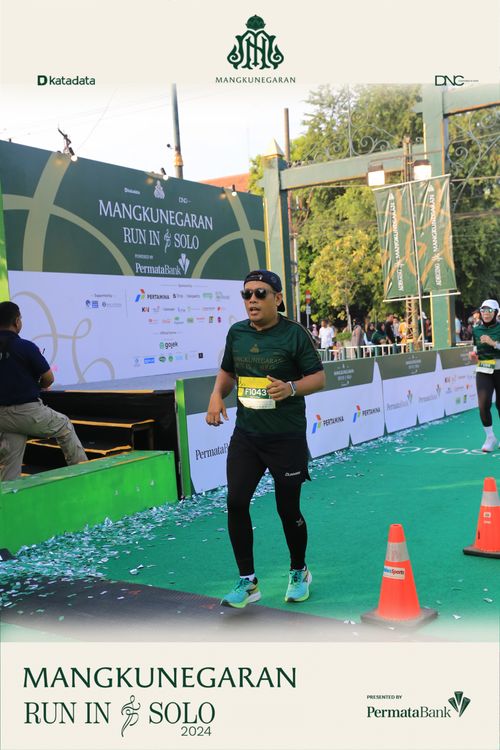 Race photo from Mangkunegaran Run 2024
