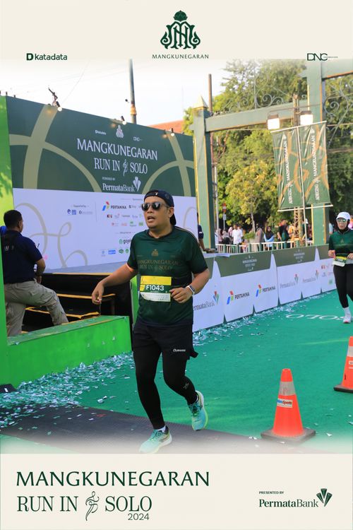 Race photo from Mangkunegaran Run 2024