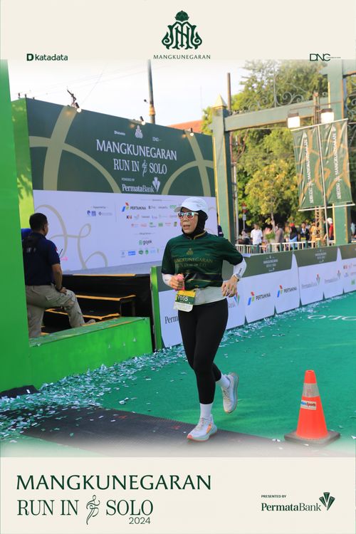 Race photo from Mangkunegaran Run 2024