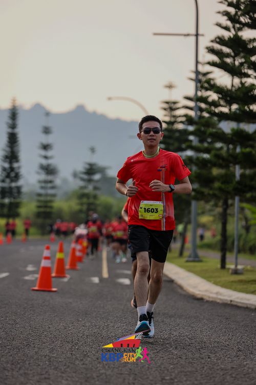 Race photo from CISANGKAN KBP CITY RUN 2025