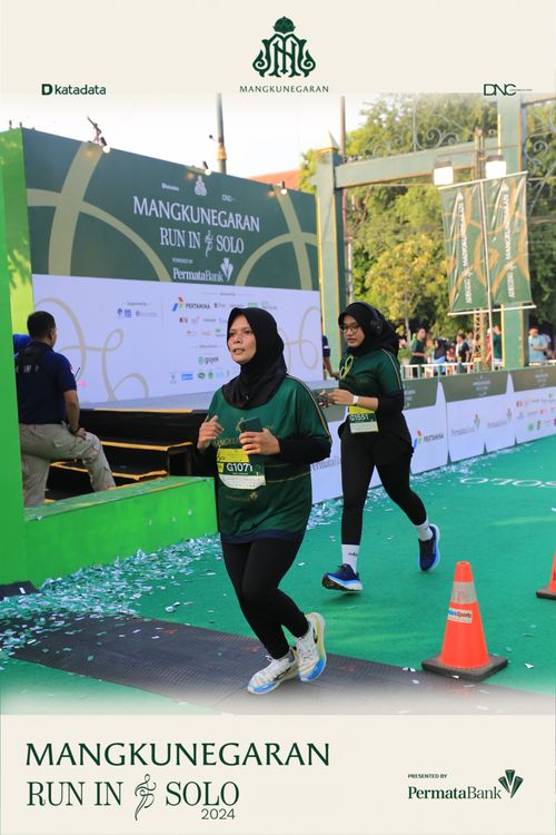Race photo from Mangkunegaran Run 2024