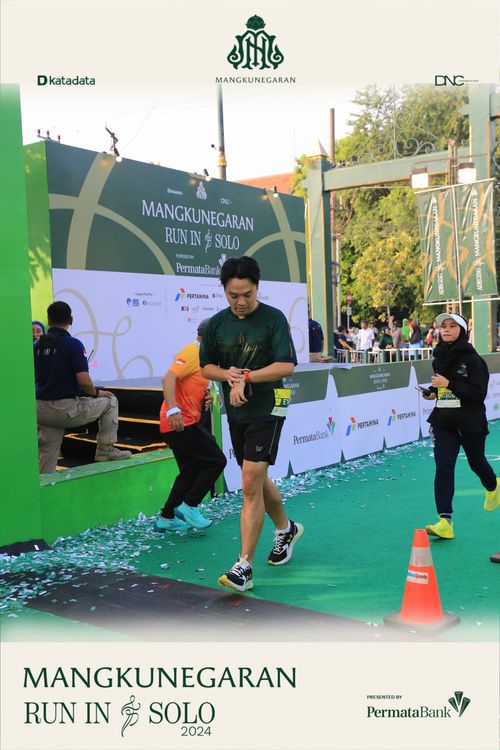 Race photo from Mangkunegaran Run 2024