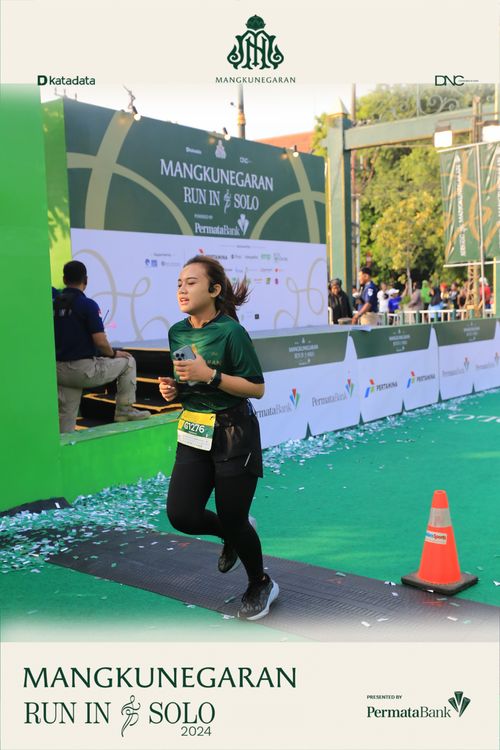 Race photo from Mangkunegaran Run 2024