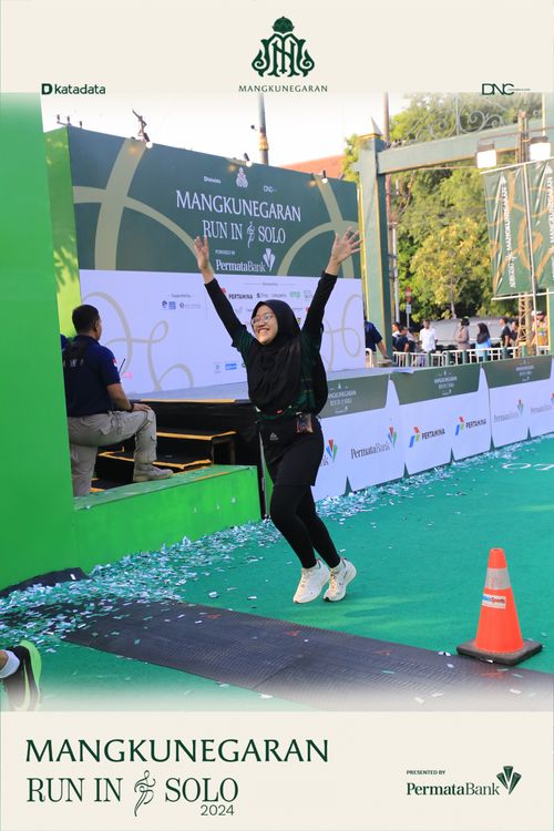 Race photo from Mangkunegaran Run 2024