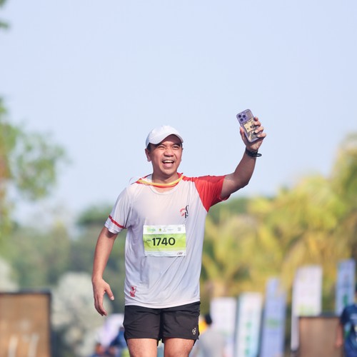 Race photo from BOGORUN 2026