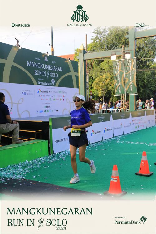 Race photo from Mangkunegaran Run 2024