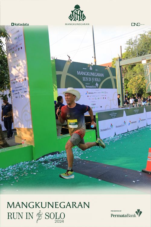 Race photo from Mangkunegaran Run 2024