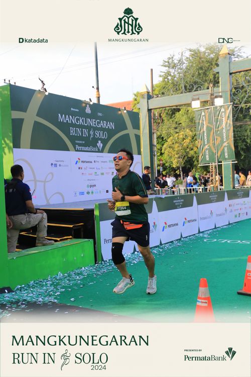 Race photo from Mangkunegaran Run 2024