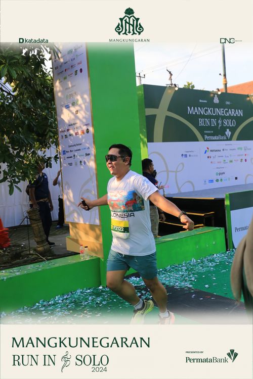 Race photo from Mangkunegaran Run 2024