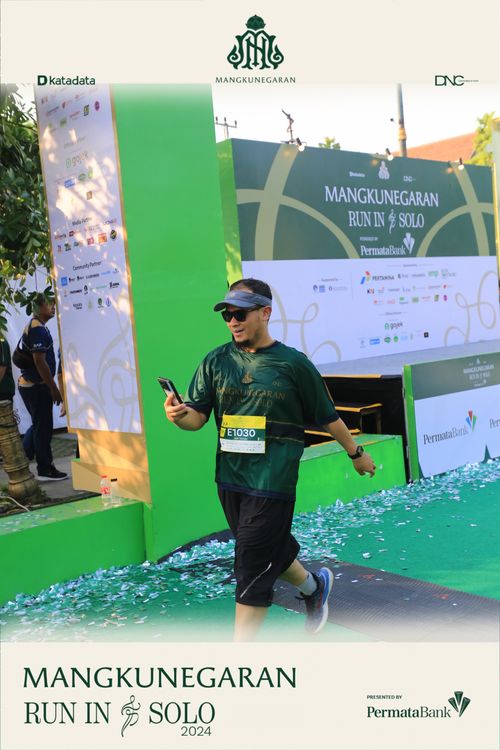 Race photo from Mangkunegaran Run 2024