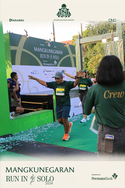 Race photo from Mangkunegaran Run 2024