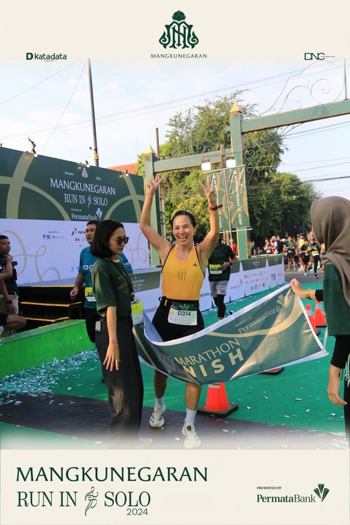 Race photo from Mangkunegaran Run 2024