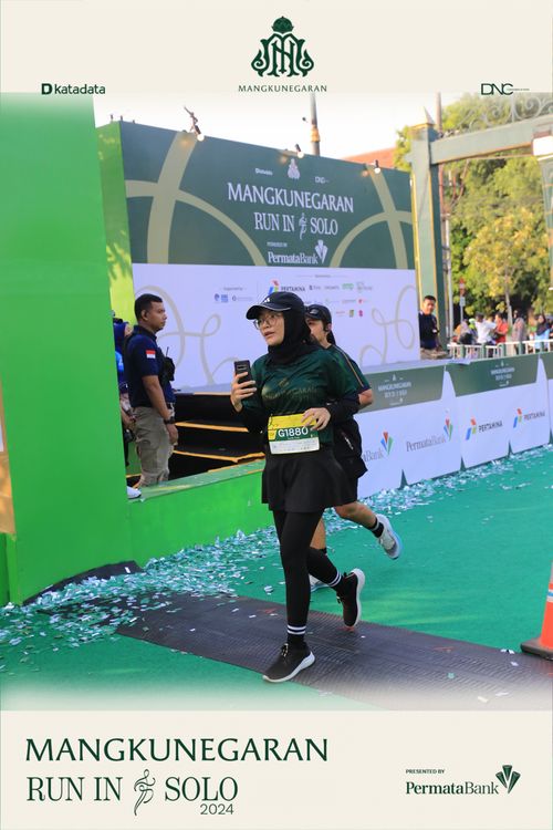 Race photo from Mangkunegaran Run 2024