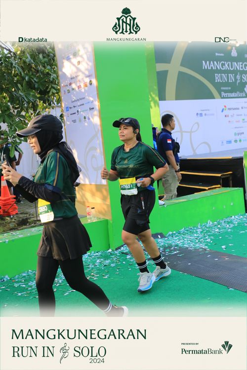 Race photo from Mangkunegaran Run 2024