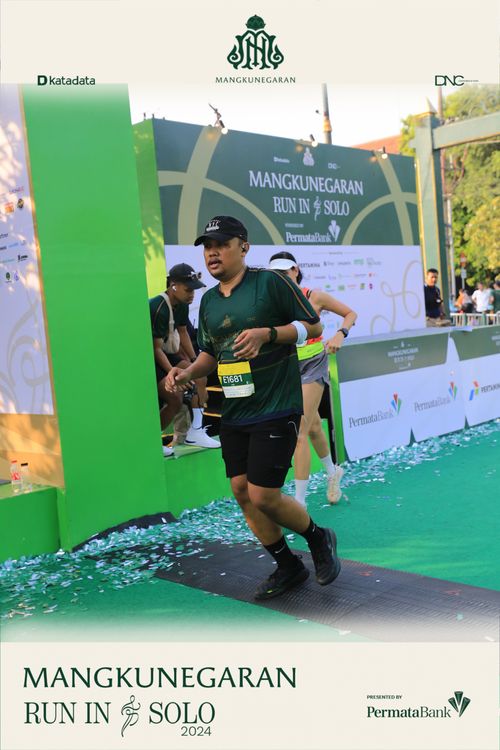 Race photo from Mangkunegaran Run 2024