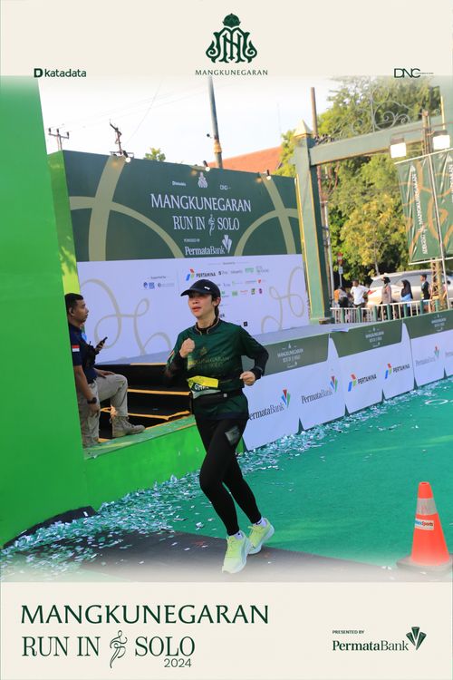 Race photo from Mangkunegaran Run 2024