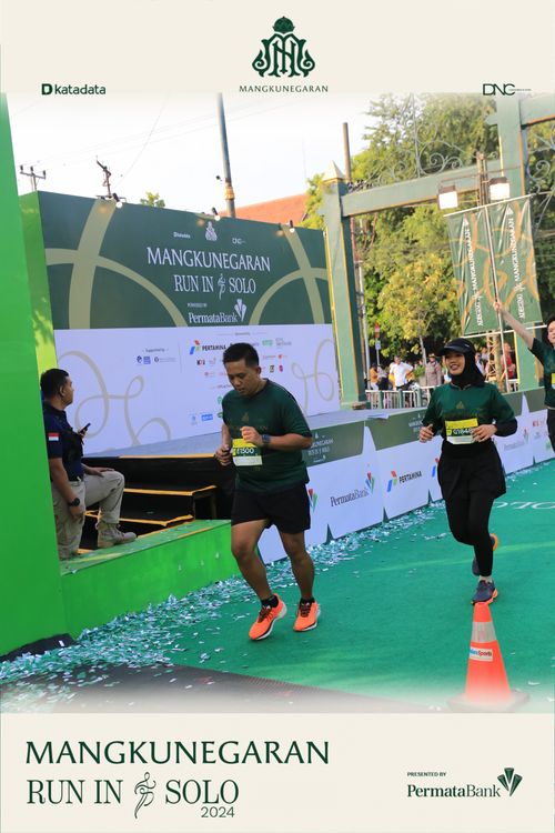 Race photo from Mangkunegaran Run 2024
