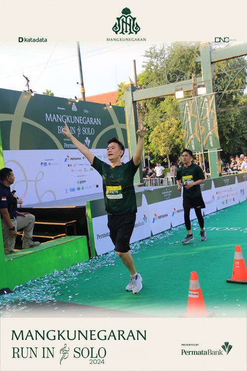 Race photo from Mangkunegaran Run 2024
