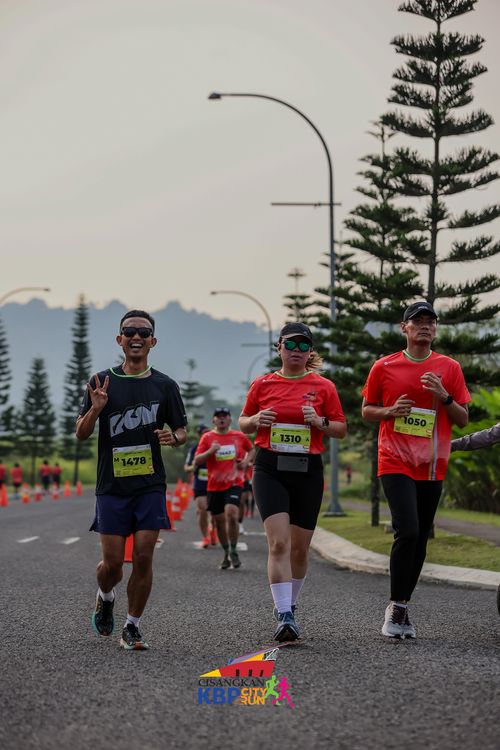 Race photo from CISANGKAN KBP CITY RUN 2025