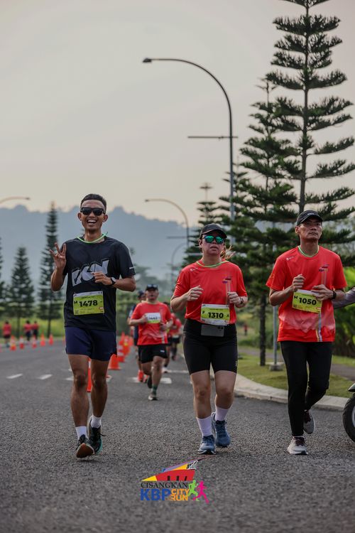 Race photo from CISANGKAN KBP CITY RUN 2025