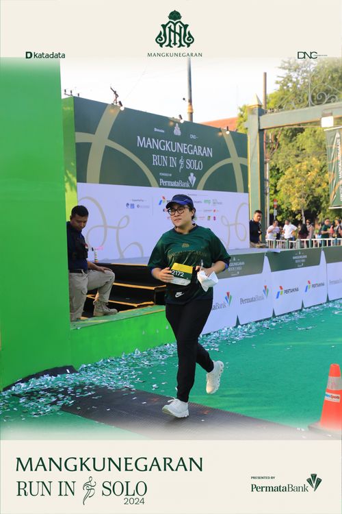Race photo from Mangkunegaran Run 2024