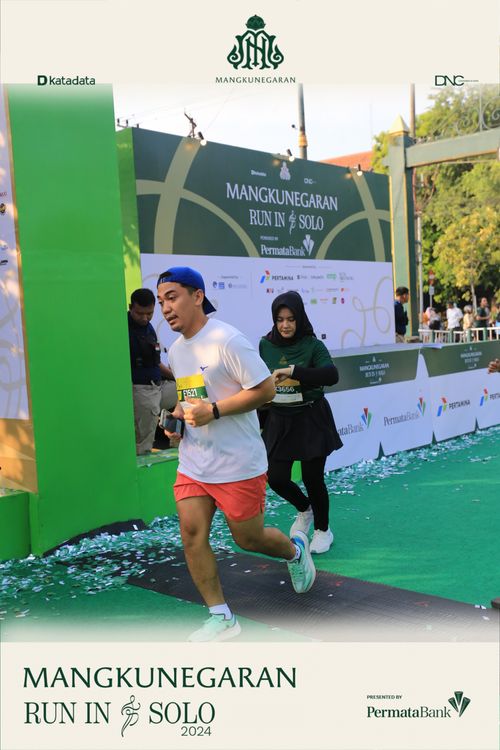 Race photo from Mangkunegaran Run 2024