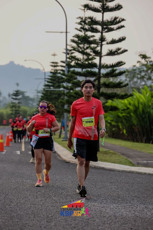Race photo from CISANGKAN KBP CITY RUN 2025