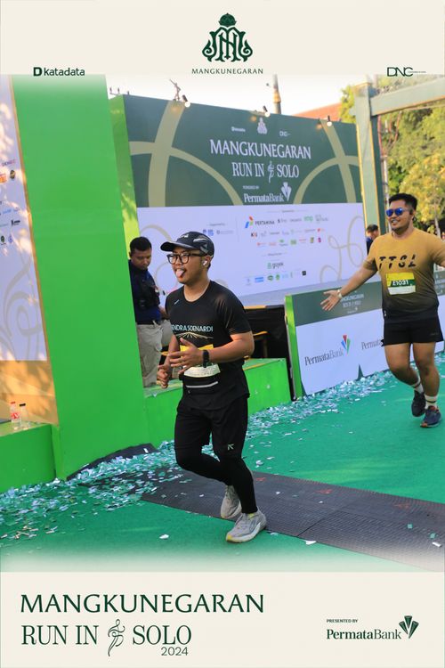 Race photo from Mangkunegaran Run 2024