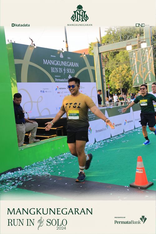 Race photo from Mangkunegaran Run 2024