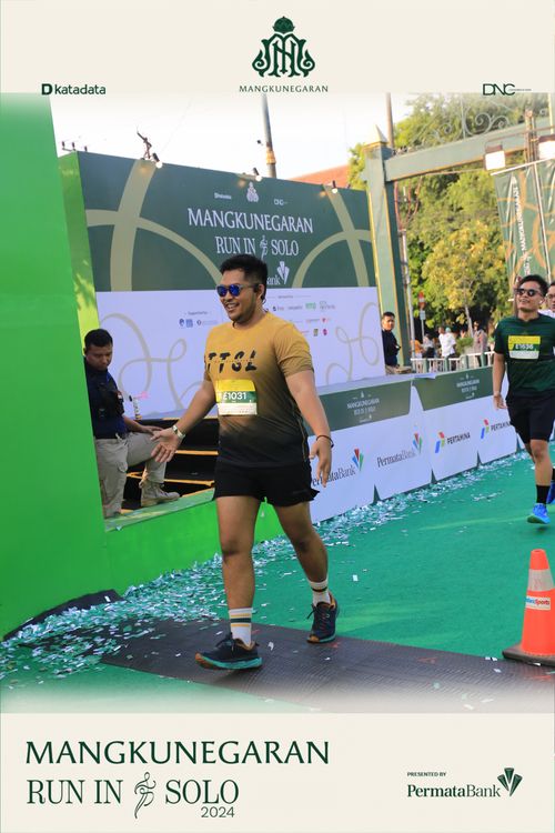 Race photo from Mangkunegaran Run 2024
