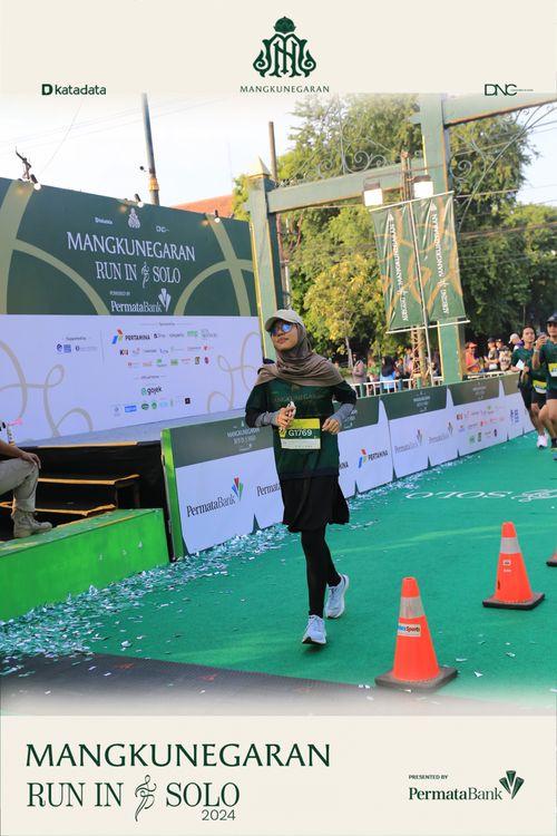 Race photo from Mangkunegaran Run 2024