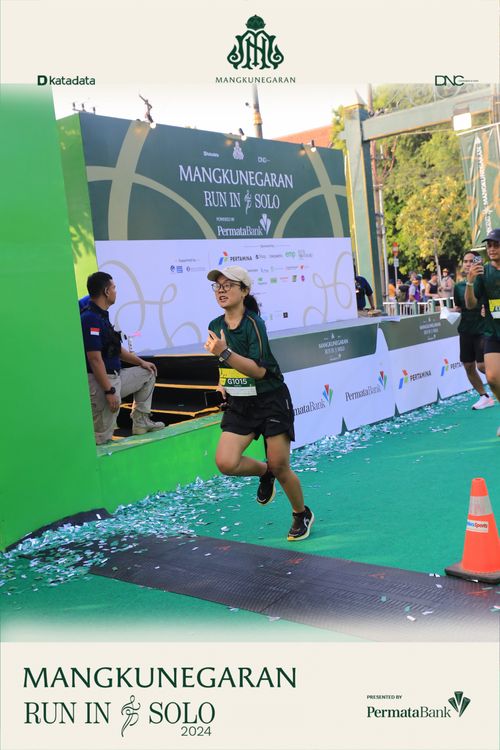 Race photo from Mangkunegaran Run 2024