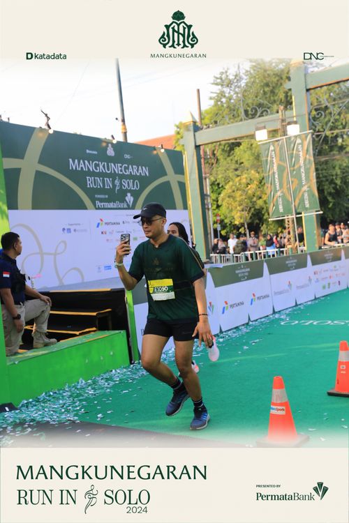 Race photo from Mangkunegaran Run 2024