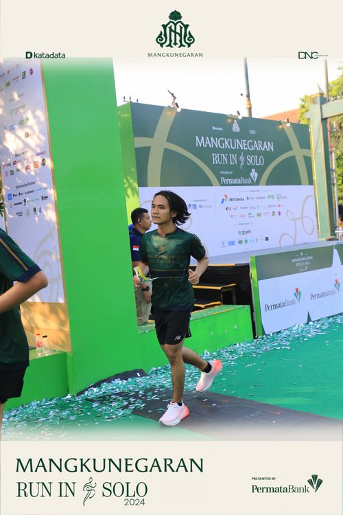 Race photo from Mangkunegaran Run 2024