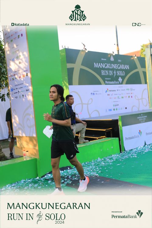 Race photo from Mangkunegaran Run 2024