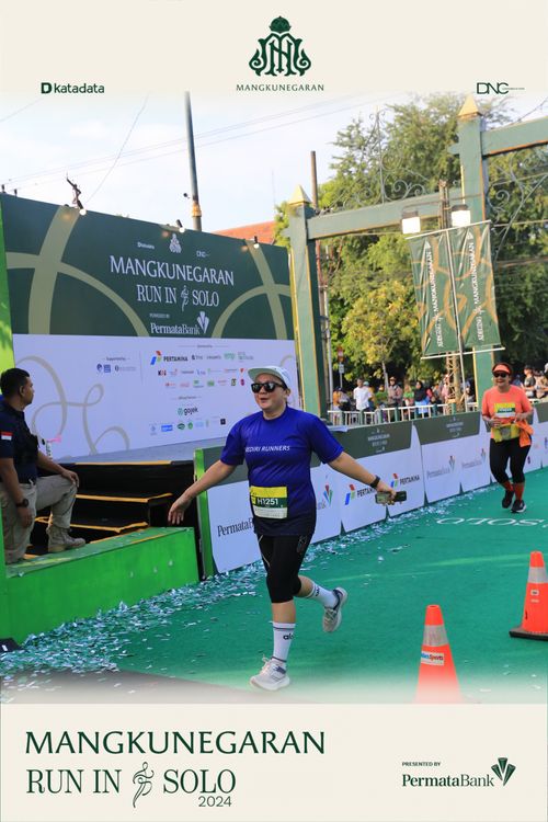 Race photo from Mangkunegaran Run 2024