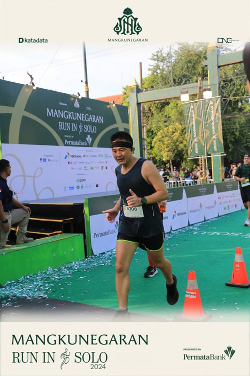 Race photo from Mangkunegaran Run 2024