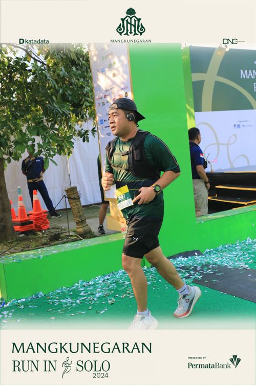 Race photo from Mangkunegaran Run 2024