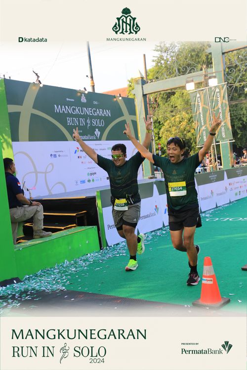 Race photo from Mangkunegaran Run 2024